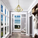 Diamond 8 Light 28 inch Polished Brass Chandelier Ceiling Light