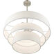 Warrenville 4 Light 23 inch Brushed Nickel Pendant Chandelier Ceiling Light