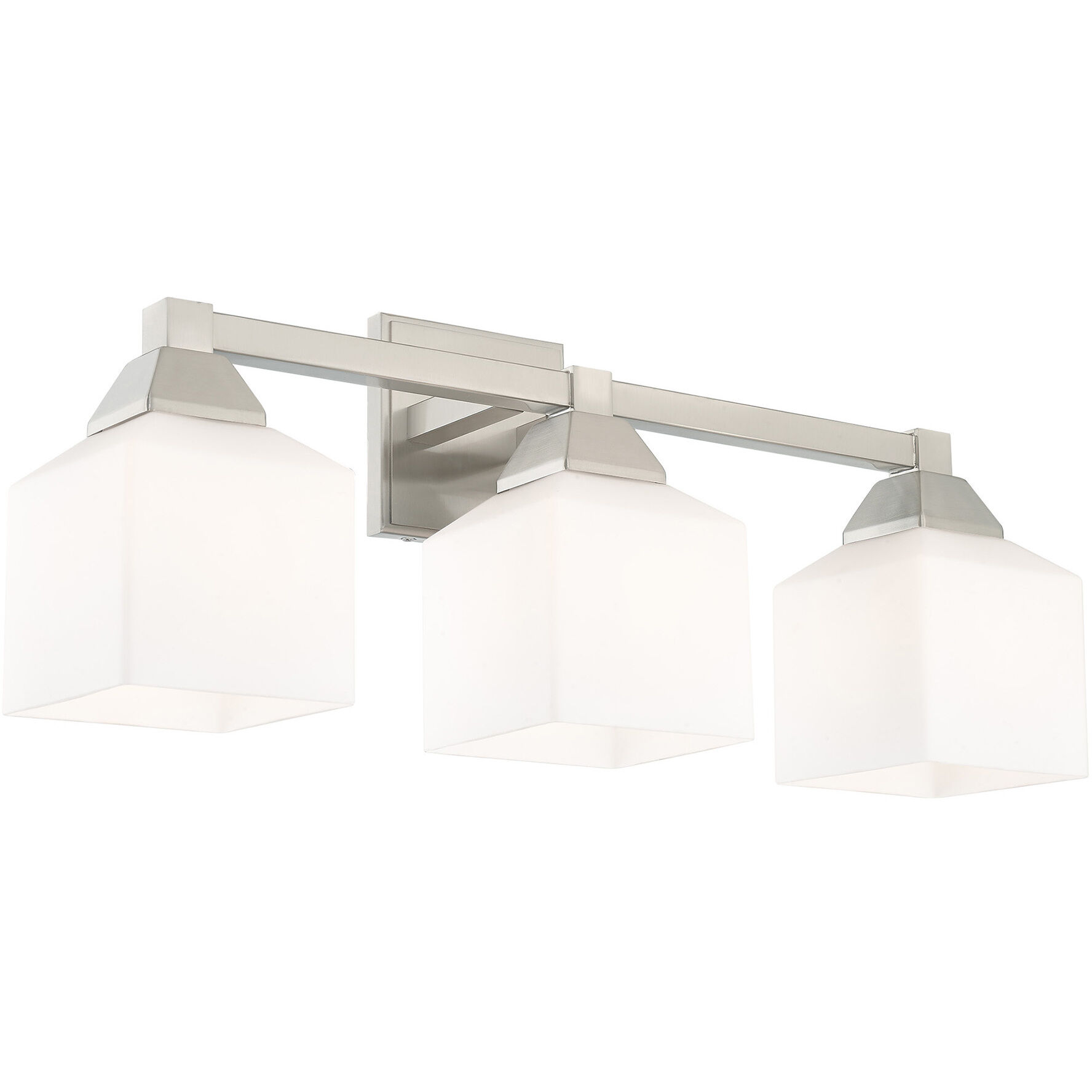 Aragon 3 Light 23 inch Brushed Nickel Bath Vanity Wall Light