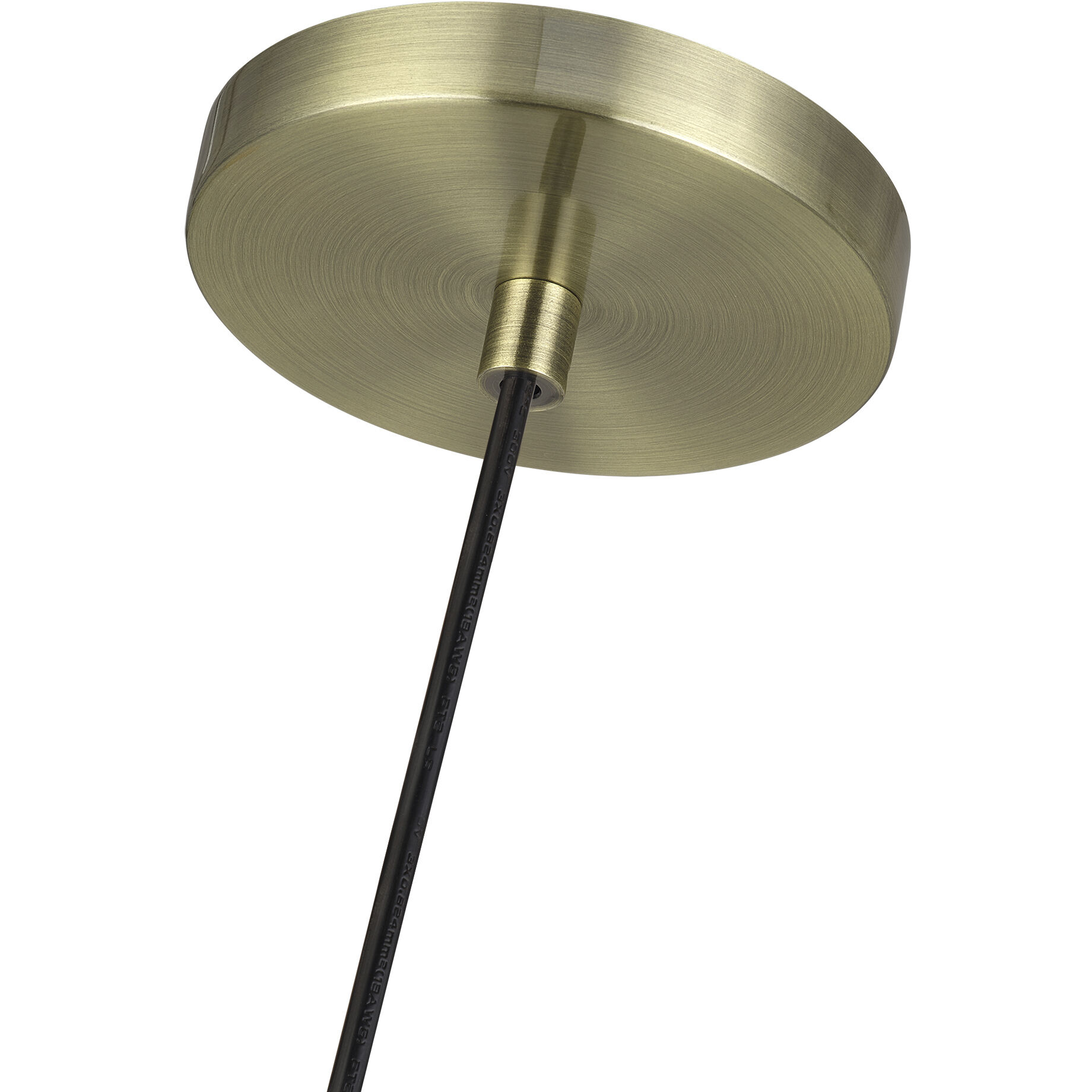 Monroe 1 Light 7 inch Antique Brass Mini Pendant Ceiling Light