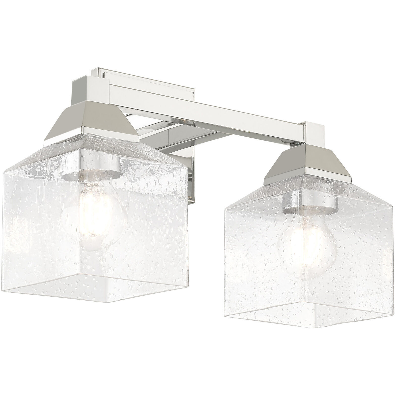 Aragon 2 Light 15 inch Polished Chrome Bath Vanity Wall Light