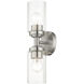 Whittier 2 Light 4.75 inch Brushed Nickel Vanity Sconce Wall Light