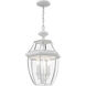 Monterey 3 Light 12.5 inch White Outdoor Pendant Lantern