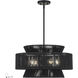 Florell 5 Light 22 inch Black Pendant Chandelier Ceiling Light