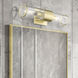 Quincy 2 Light 16 inch Satin Brass Vanity Sconce Wall Light