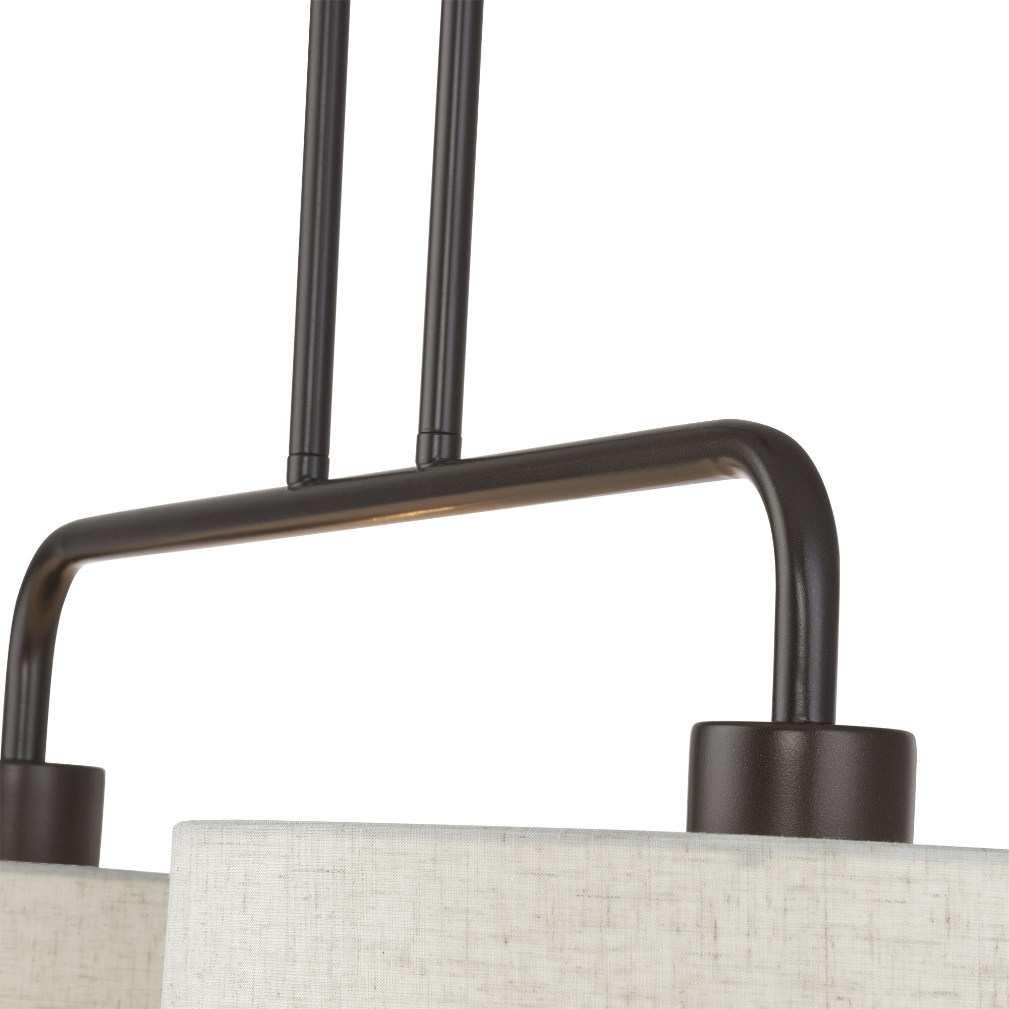 Manorwood 2 Light 34 inch English Bronze Linear Chandelier Ceiling Light, Large