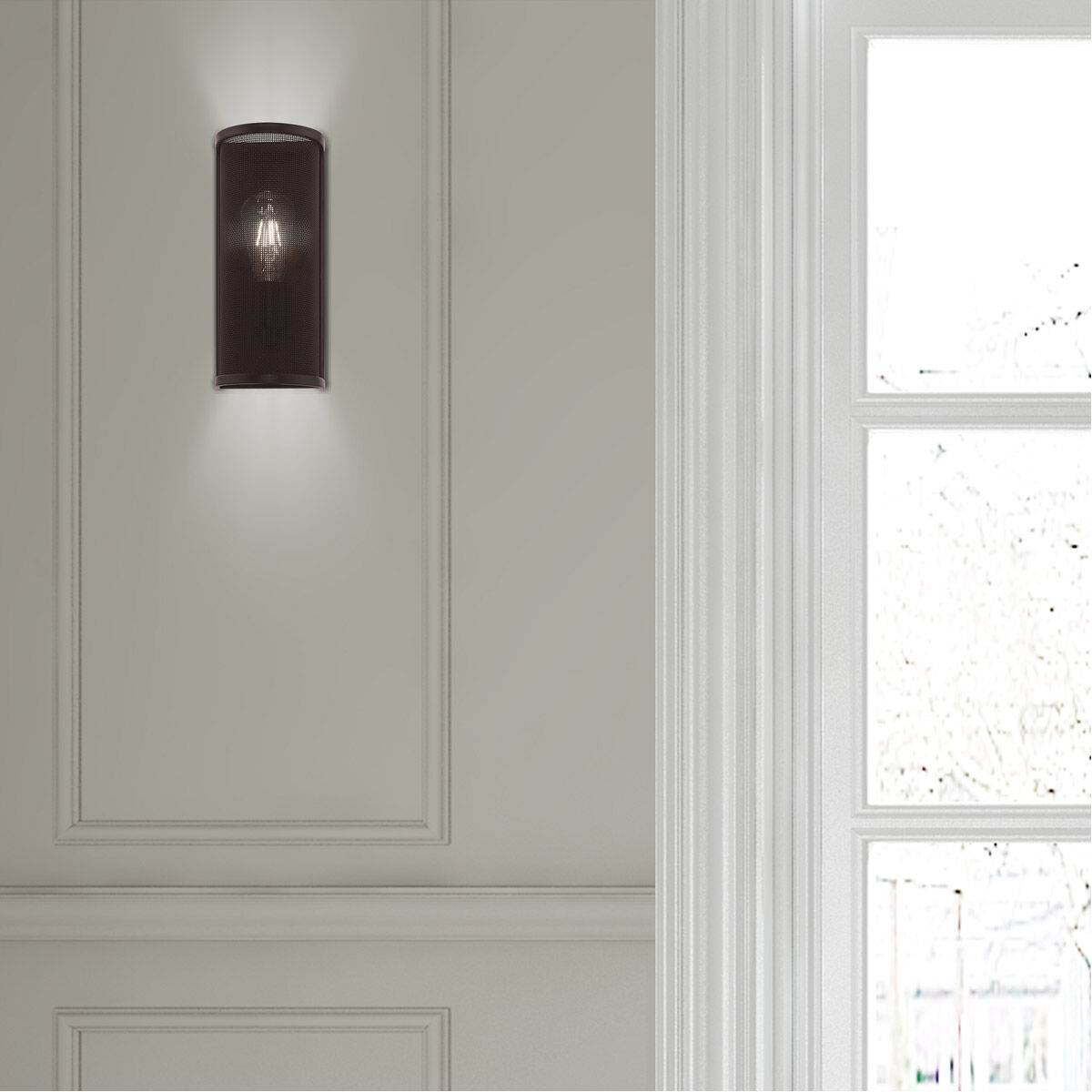 Braddock 1 Light 5 inch Bronze ADA ADA Wall Sconce Wall Light