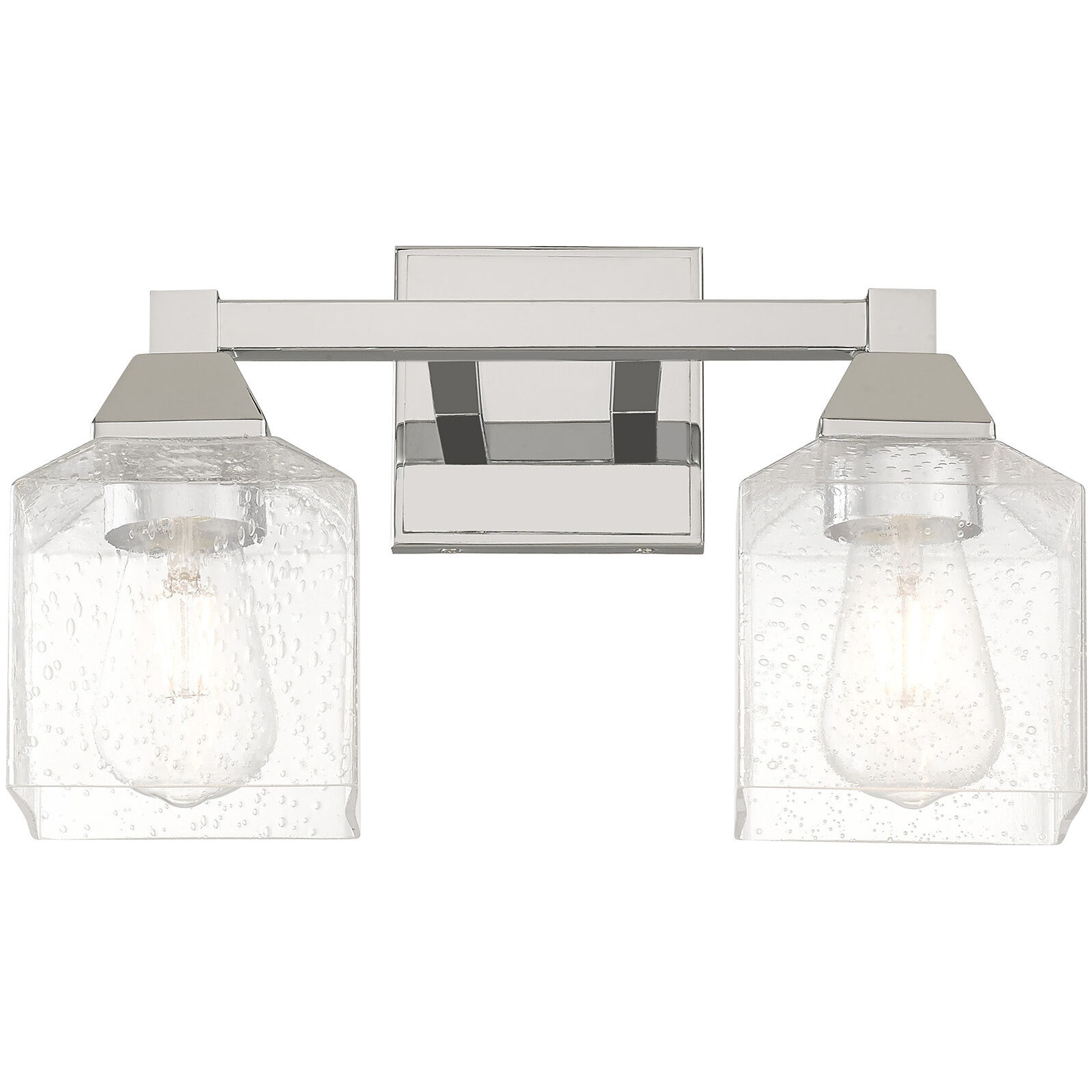 Aragon 2 Light 15 inch Polished Chrome Bath Vanity Wall Light