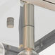 Nyack 2 Light 8 inch Brushed Nickel Outdoor Ceiling Mount