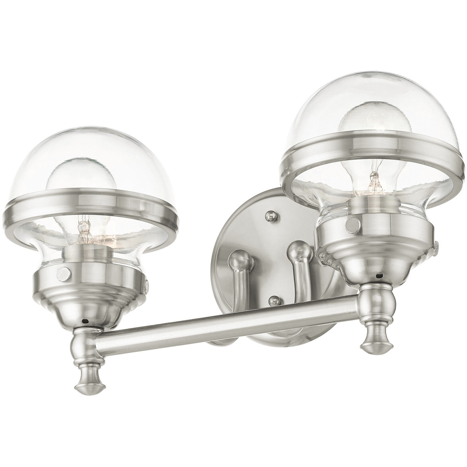 Oldwick 2 Light 15 inch Brushed Nickel Vanity Sconce Wall Light