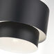 Zolana 1 Light 12 inch Black Pendant Ceiling Light