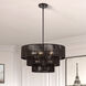 Acordia 6 Light 23 inch English Bronze Pendant Chandelier Ceiling Light