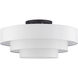 Manorwood 5 Light 28 inch Bronze Semi-Flush Ceiling Light