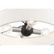 Venlo 4 Light 14 inch Black with Brushed Nickel Accents Pendant Ceiling Light