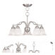 Essex 5 Light 24 inch Brushed Nickel Convertible Dinette Chandelier/Ceiling Mount Ceiling Light