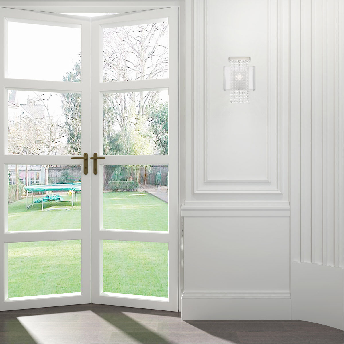 Bella Vista 1 Light 9 inch Brushed Nickel ADA ADA Wall Sconce Wall Light