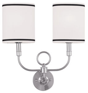 Allison 2 Light 16 inch Brushed Nickel ADA Wall Sconce Wall Light