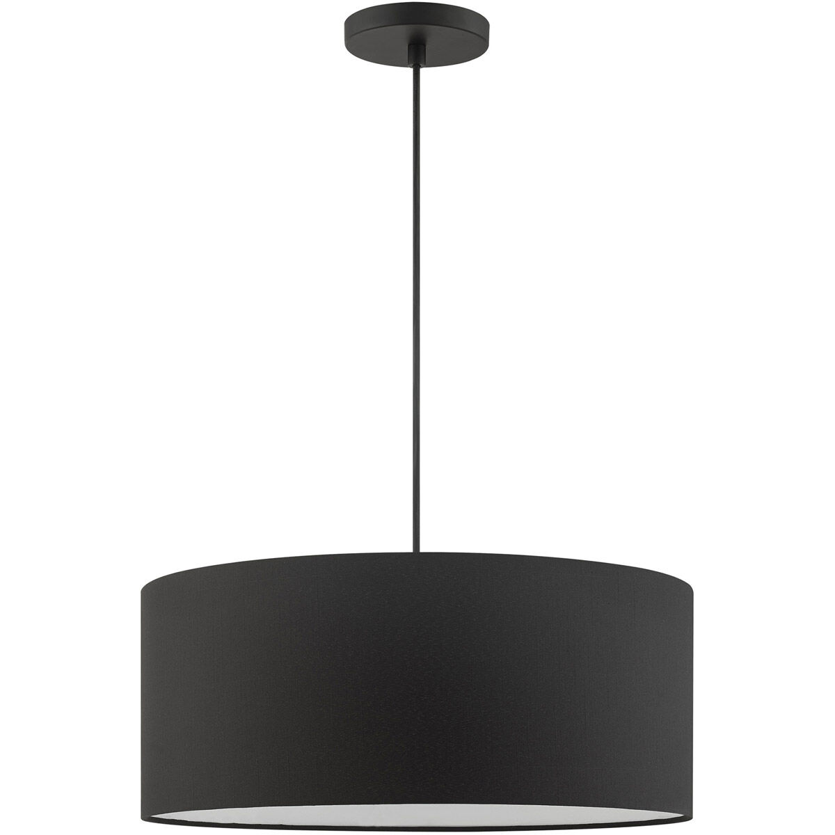 Bainbridge 3 Light 18 inch Black Pendant Ceiling Light 