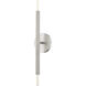 Monaco 2 Light 5 inch Brushed Nickel ADA ADA Sconce Wall Light