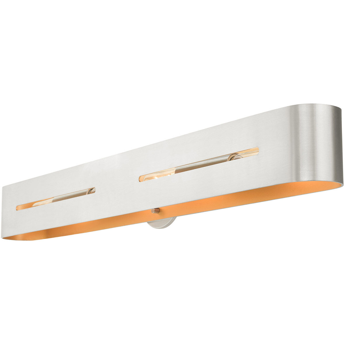 Ravena 4 Light 36 inch Brushed Nickel ADA Vanity Sconce Wall Light