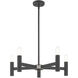 Copenhagen 5 Light 25 inch Scandinavian Gray Chandelier Ceiling Light