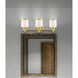Middlebush 3 Light 23.5 inch Polished Brass Bath Vanity Wall Light