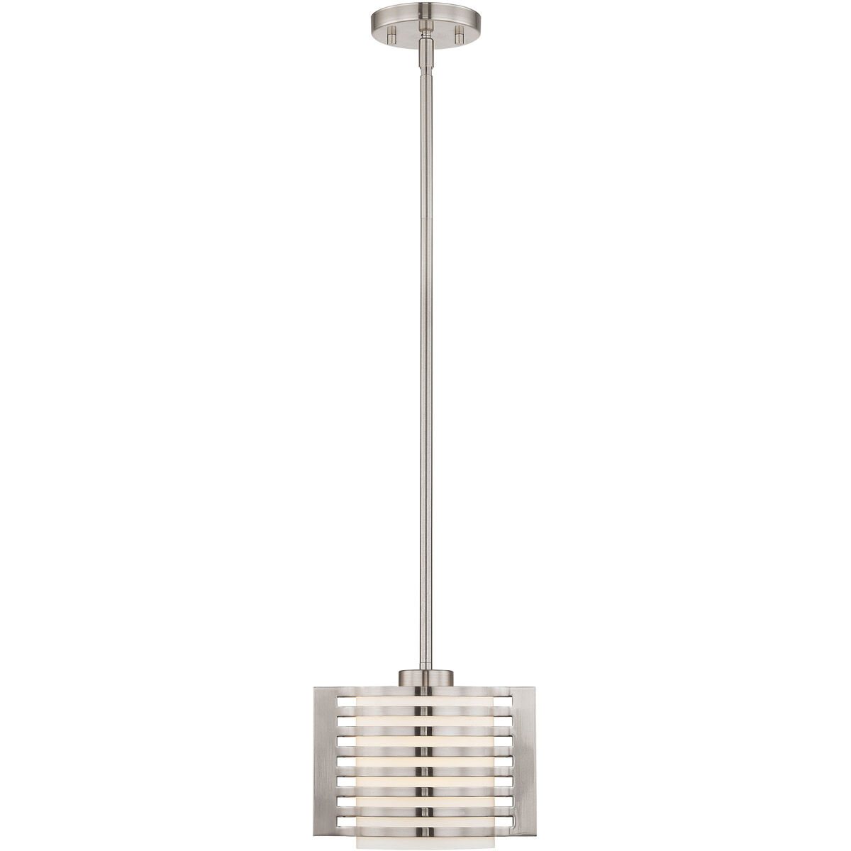 Hilliard 1 Light 5 inch Brushed Nickel Mini Pendant Ceiling Light