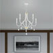 Glendale 5 Light 25 inch White Chandelier Ceiling Light