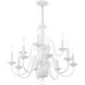 Williamsburg 12 Light 26 inch White Chandelier Ceiling Light