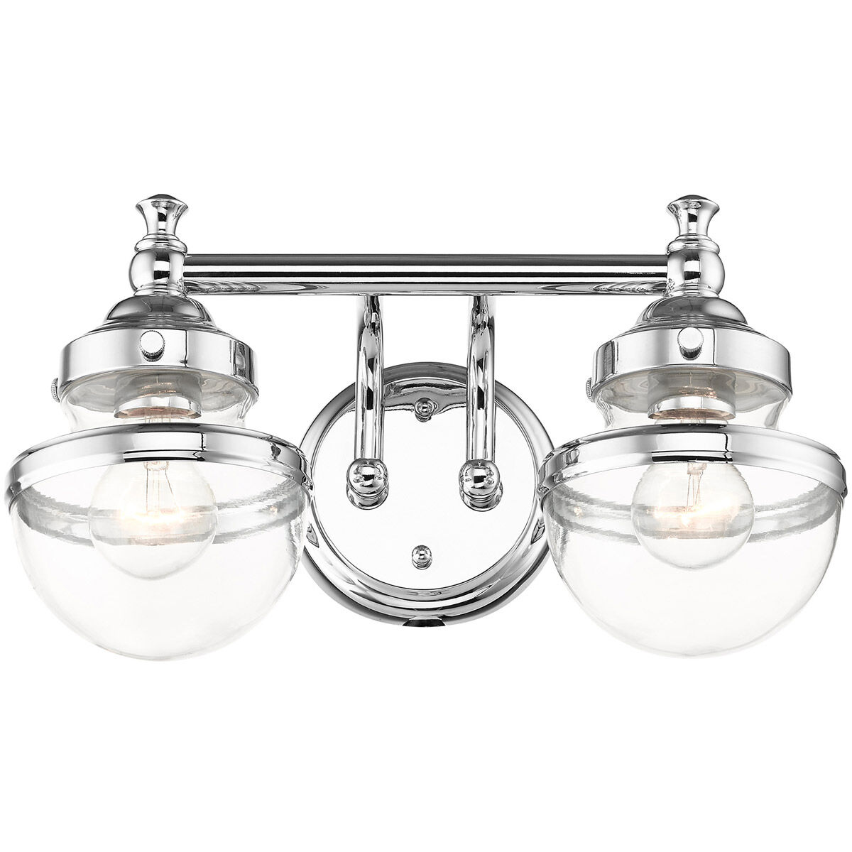 Oldwick 2 Light 15 inch Polished Chrome Vanity Sconce Wall Light