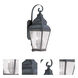 Exeter 3 Light 28 inch Charcoal Large Outdoor Wall Lantern