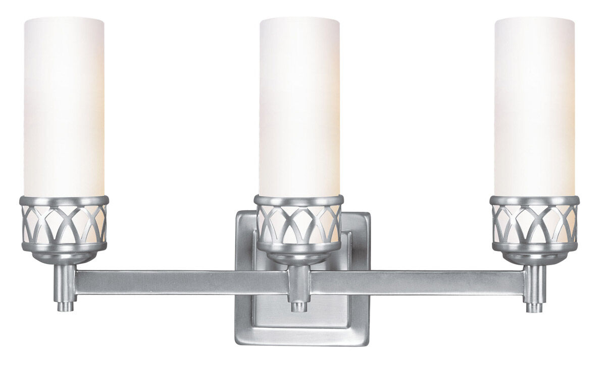 Westfield 3 Light 17.5 inch Brushed Nickel Bath Vanity Wall Light