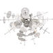 Circulo 4 Light 24 inch Polished Chrome Flush Mount Ceiling Light