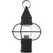 Newburyport 1 Light 15 inch Black Outdoor Post Top Lantern