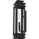Princeton 1 Light 20.25 inch Black Outdoor Wall Lantern