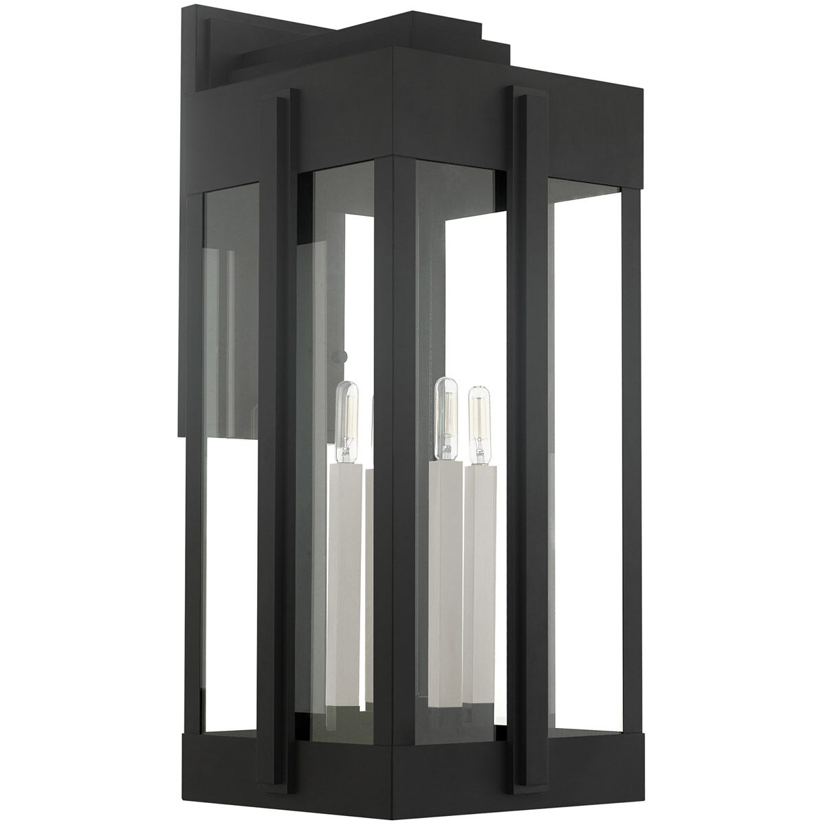 Lexington 4 Light 29 inch Black Outdoor Wall Lantern