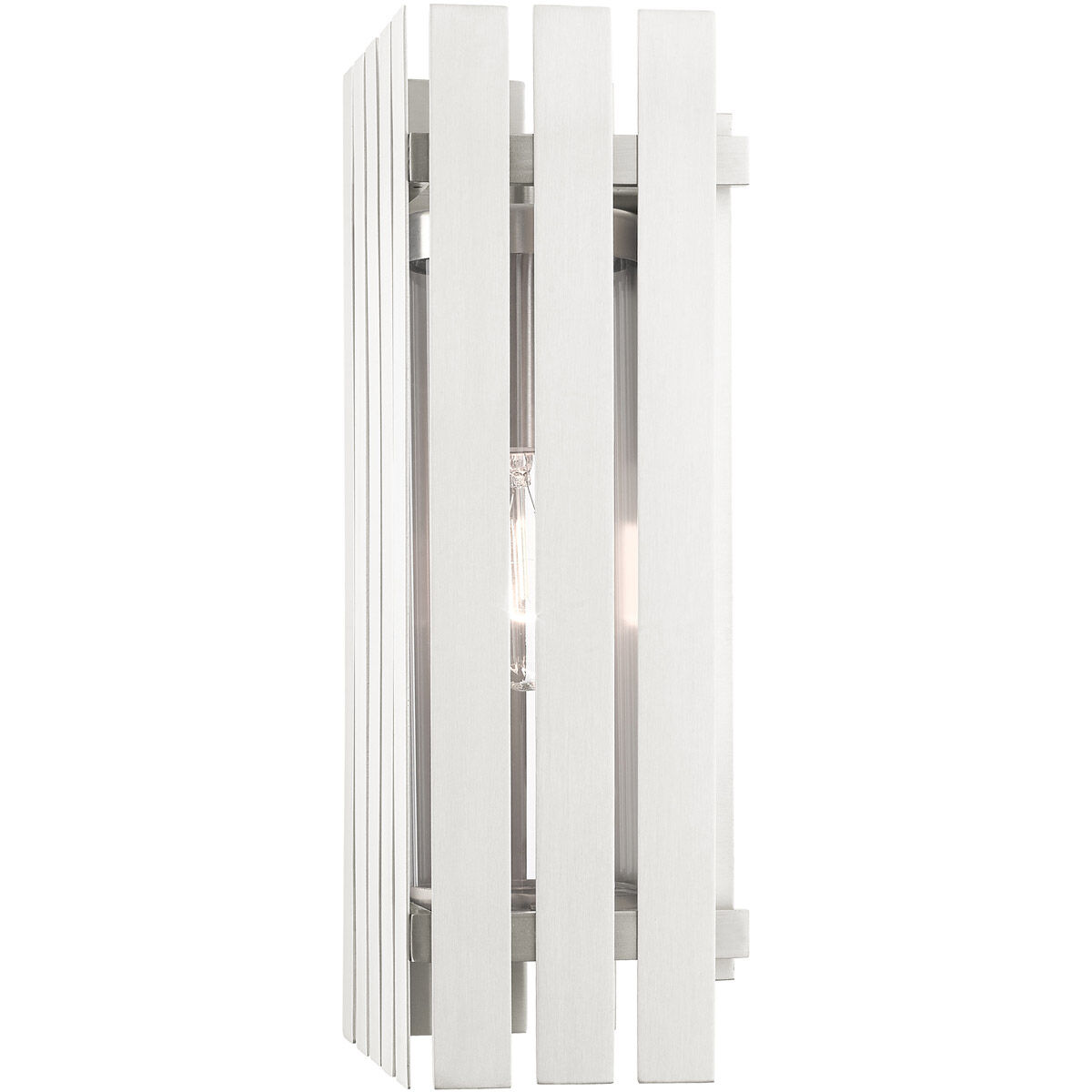 Greenwich 1 Light 17 inch Brushed Nickel Outdoor Wall Lantern