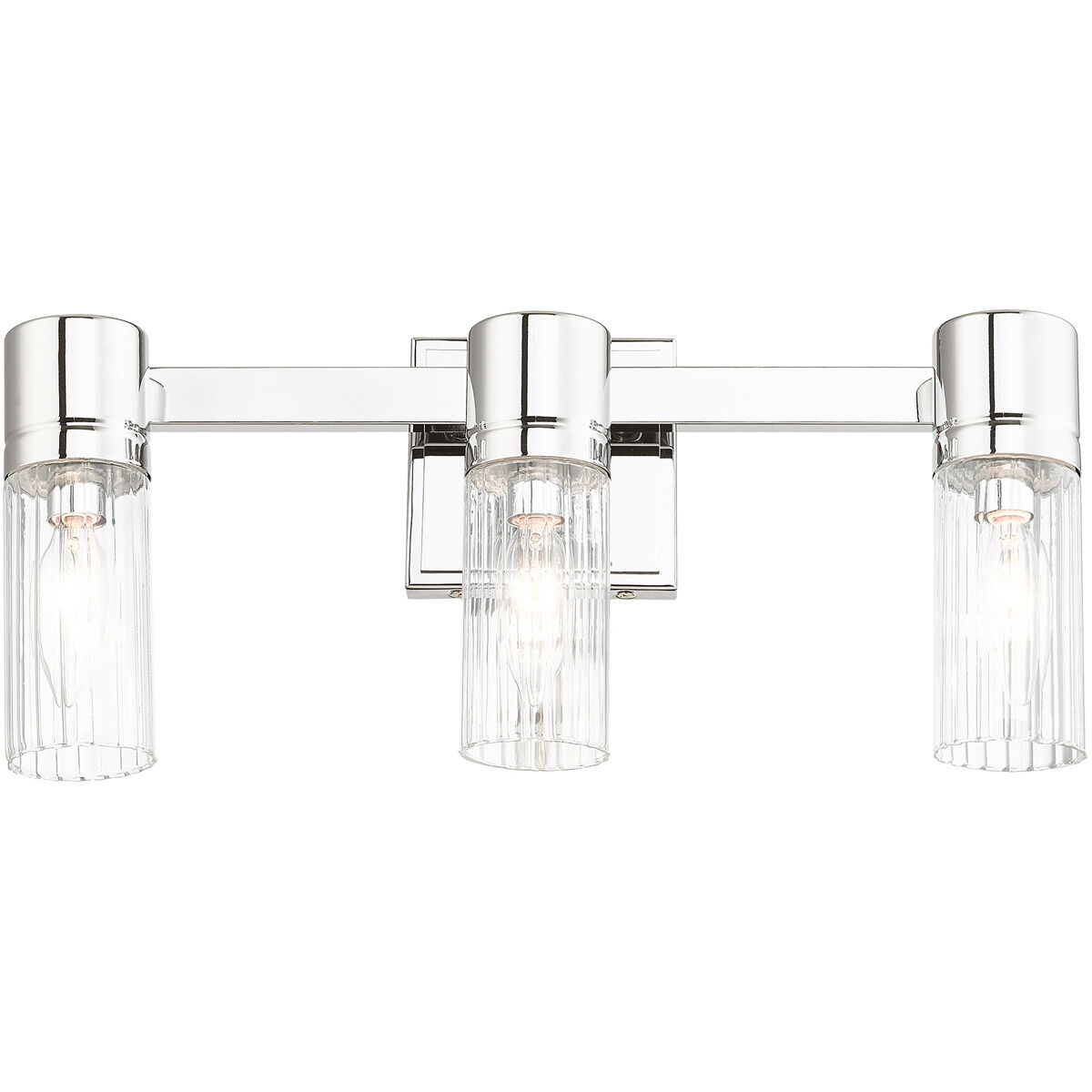 Midtown 3 Light 18 inch Polished Chrome Bath Vanity Wall Light