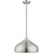 Allison 1 Light 14 inch Brushed Aluminum Mini Pendant Ceiling Light