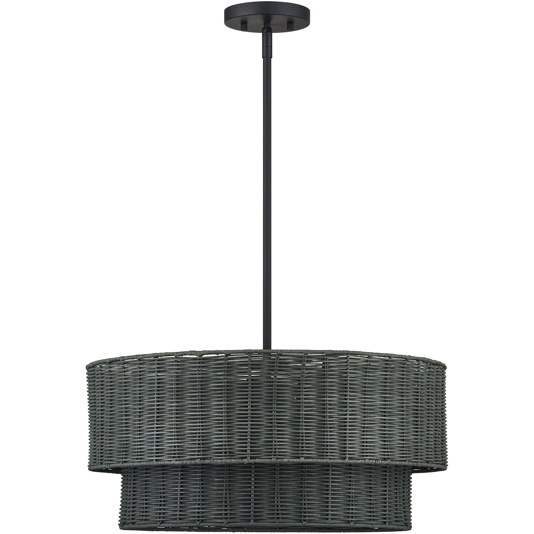 Weavington 4 Light 21 inch Black Pendant Chandelier Ceiling Light