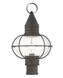 Newburyport 1 Light 20 inch Black Outdoor Post Top Lantern