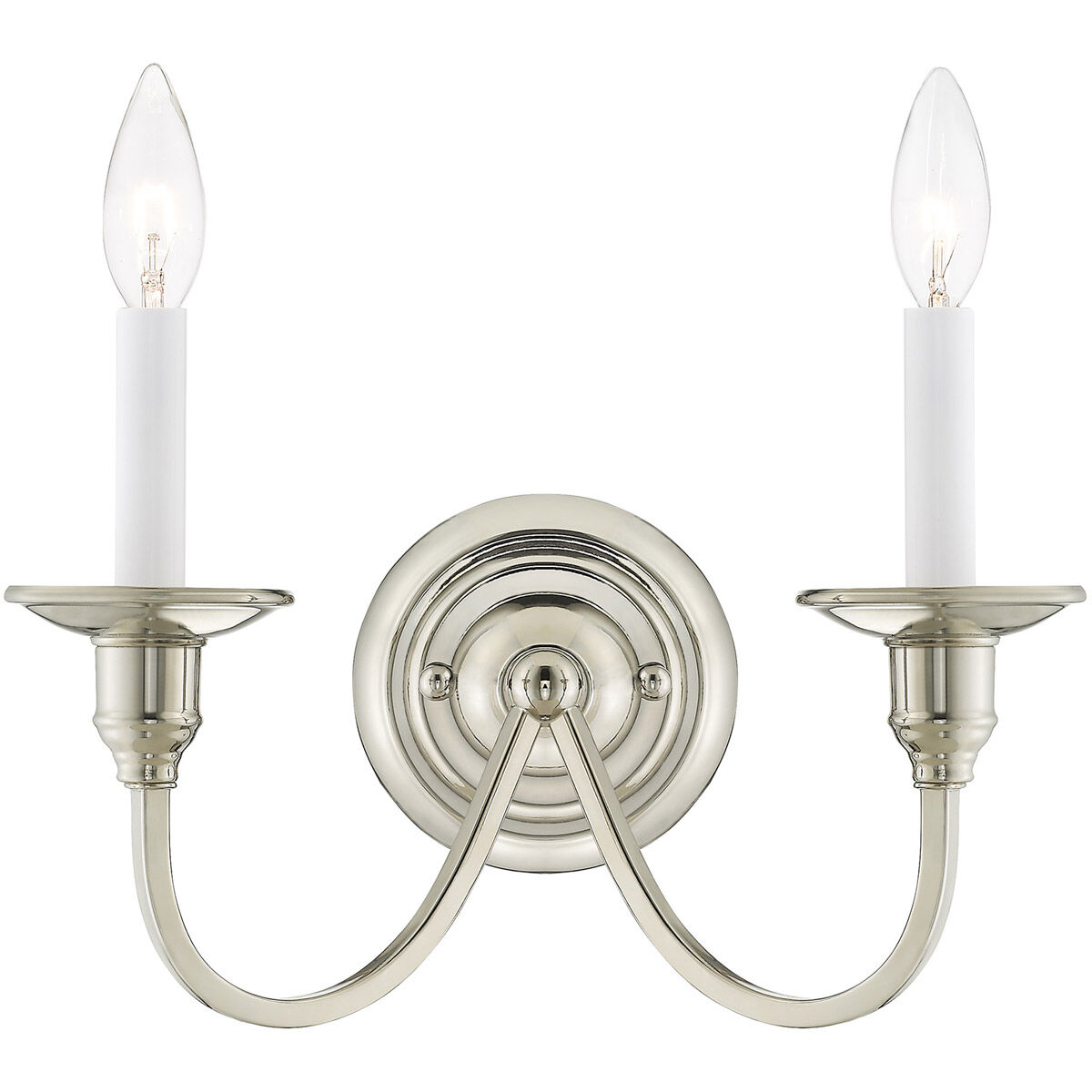 Cranford 2 Light 13 inch Polished Nickel Wall Sconce Wall Light
