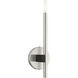 Denmark 1 Light 5 inch Brushed Nickel ADA ADA Single Sconce Wall Light