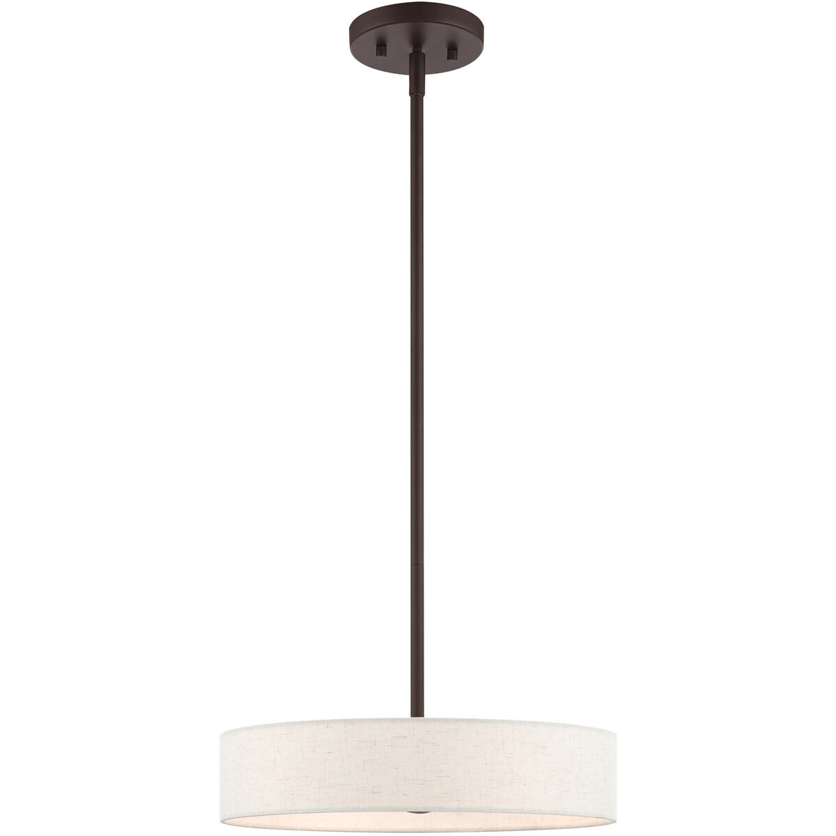 Venlo 4 Light 14 inch Bronze with Antique Brass Accents Pendant Ceiling Light