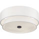 Fontana 4 Light 18 inch Bronze Semi-Flush Ceiling Light