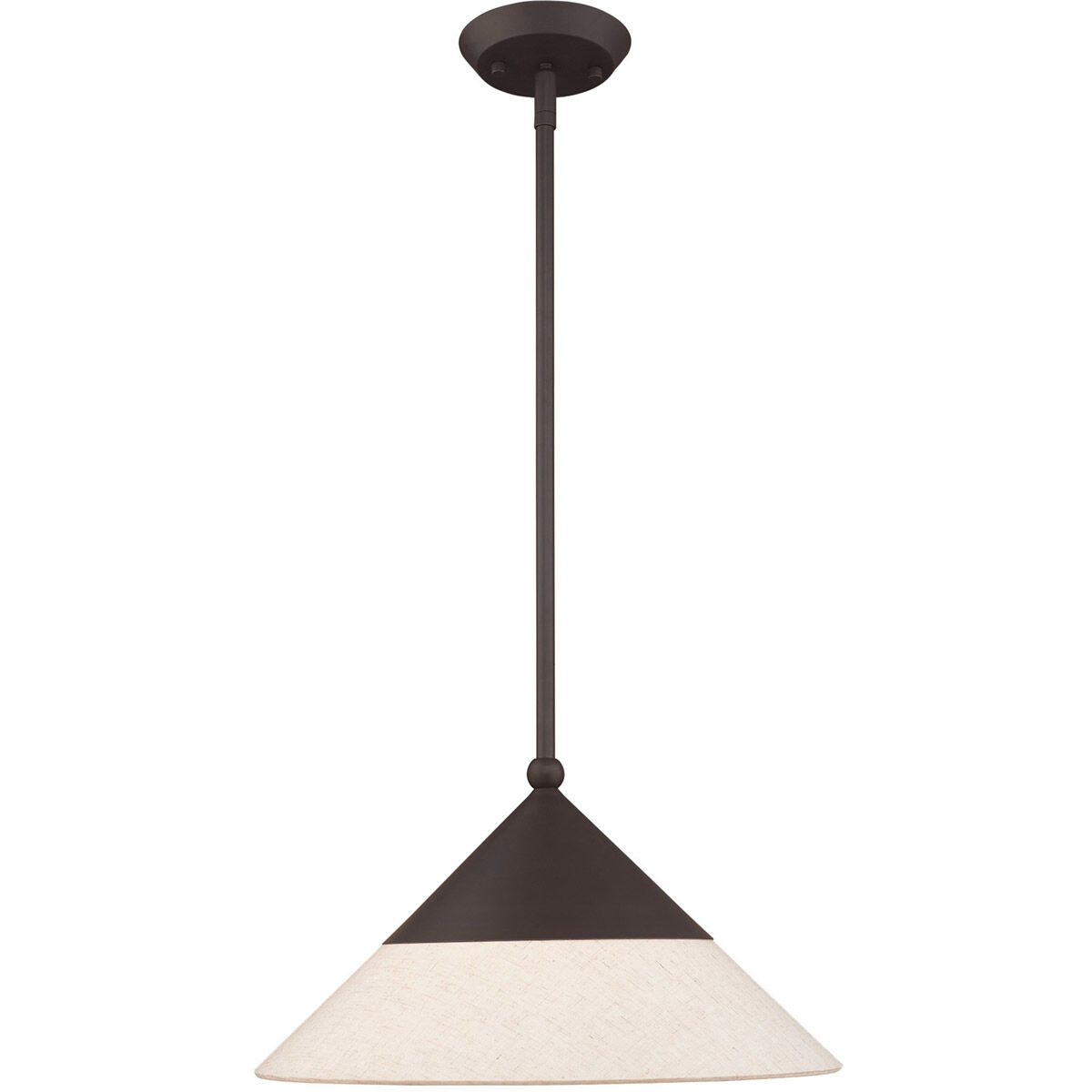 Stockholm 1 Light 15 inch Bronze Mini Pendant Ceiling Light