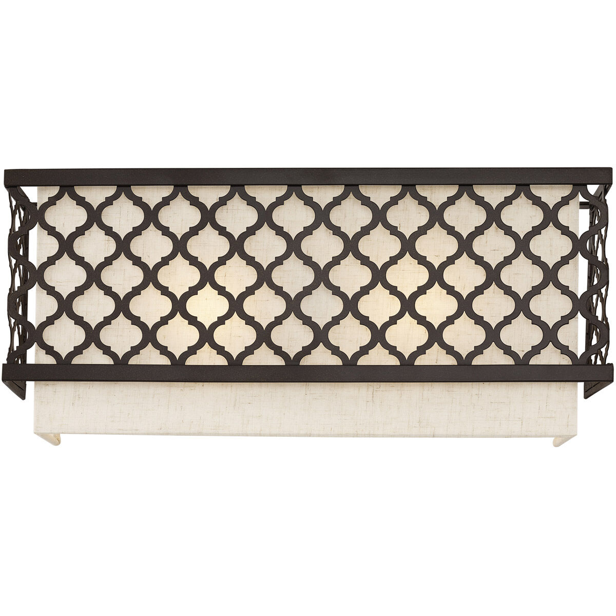 Arabesque 2 Light 16 inch English Bronze ADA ADA Wall Sconce Wall Light