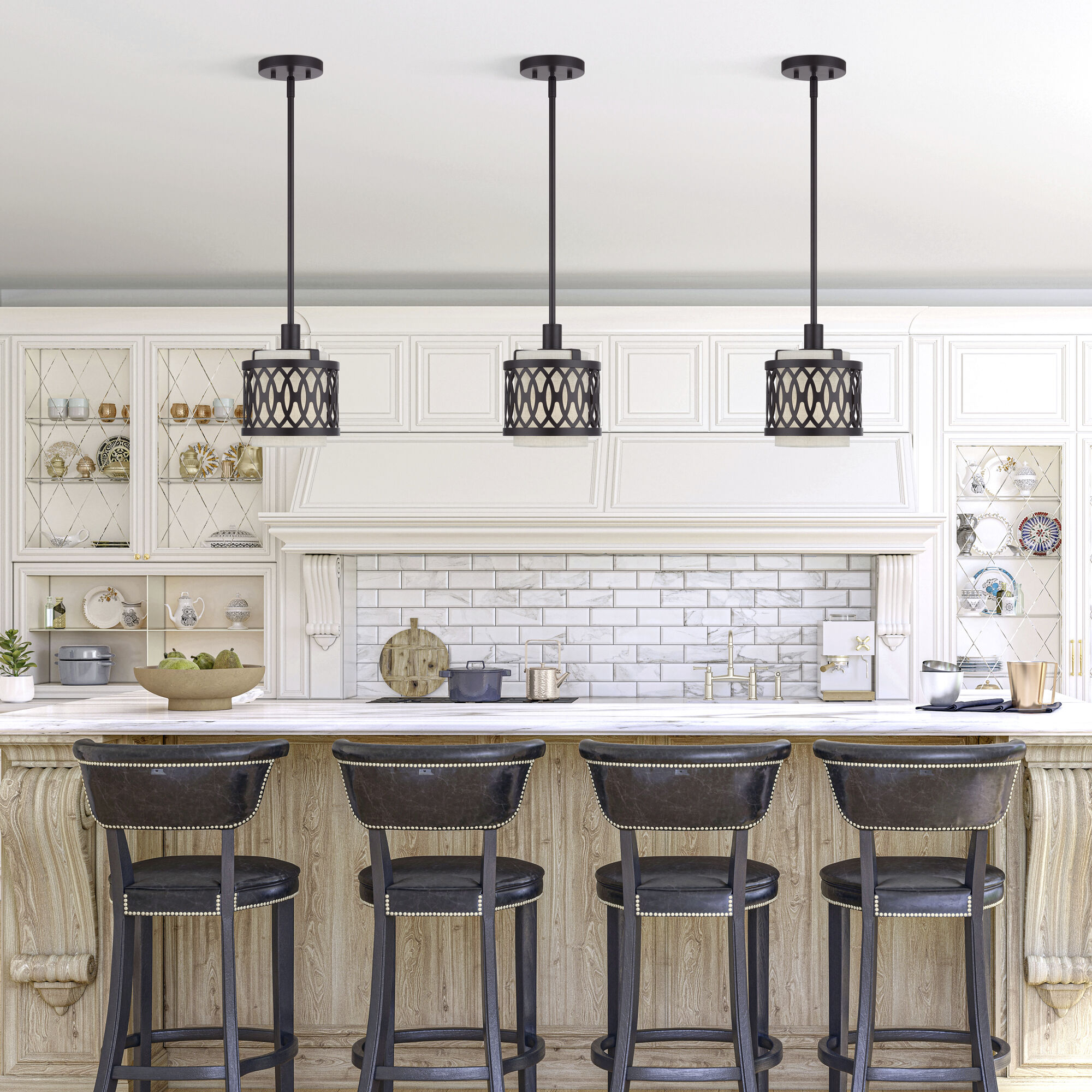 Vistaview 1 Light 7.25 inch English Bronze Mini Pendant Ceiling Light