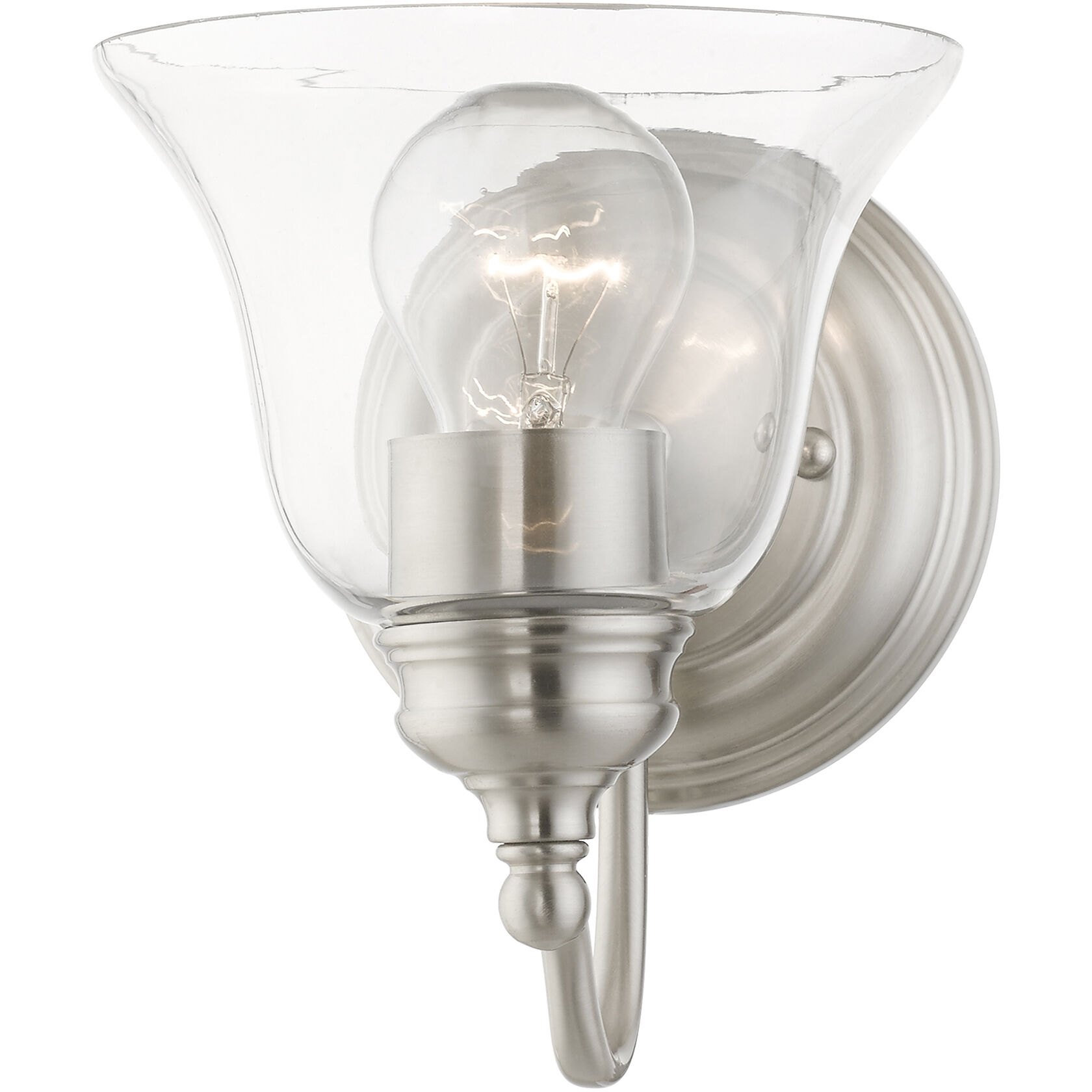 Moreland 1 Light 6 inch Brushed Nickel Vanity Sconce Wall Light