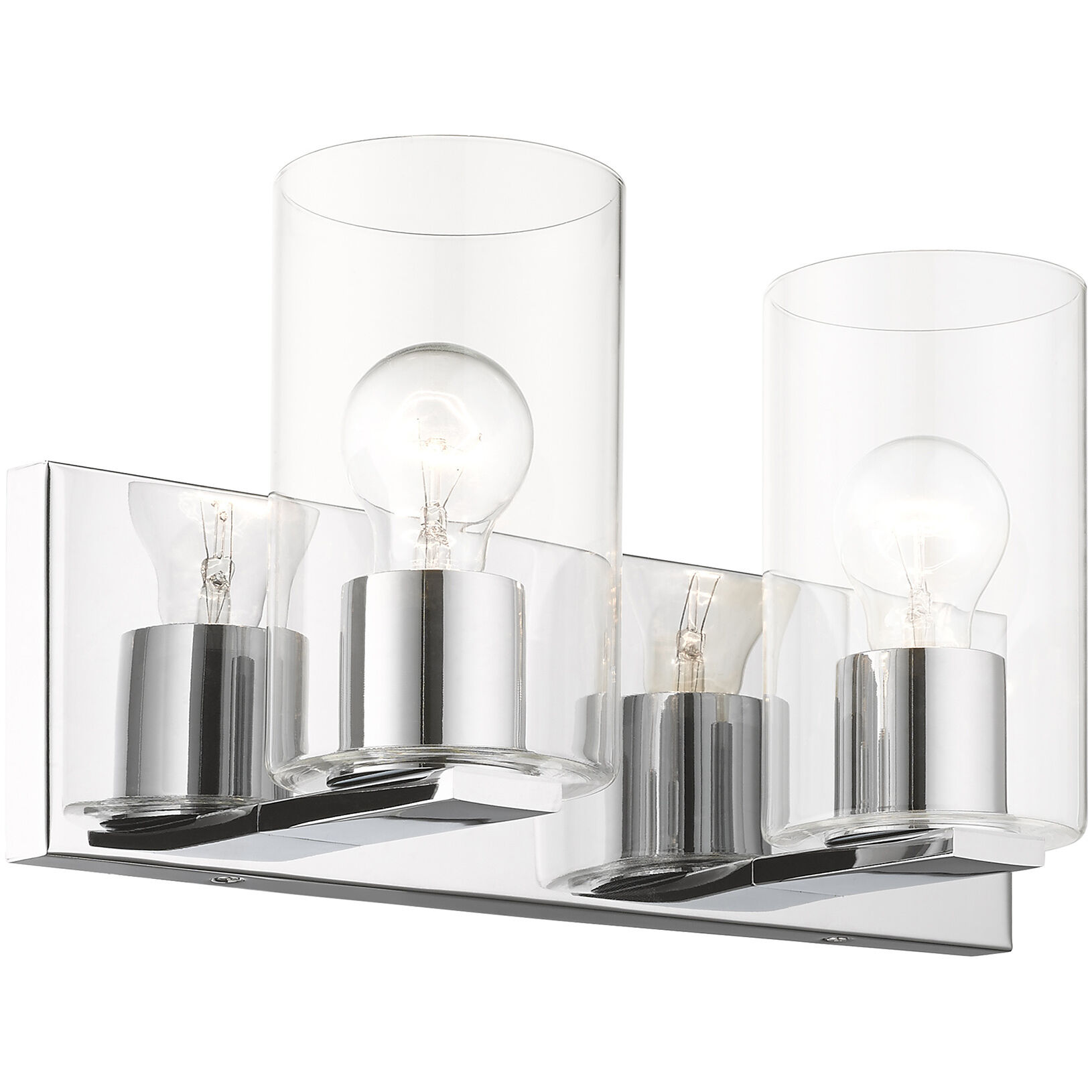 Zurich 2 Light 15 inch Polished Chrome Vanity Sconce Wall Light